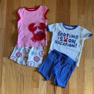 Two sets of cute Pajamas